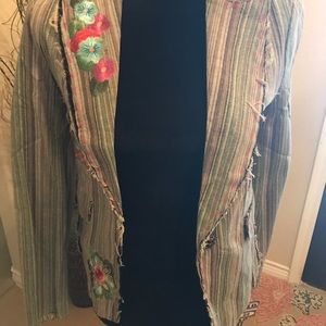Flower jacket size small